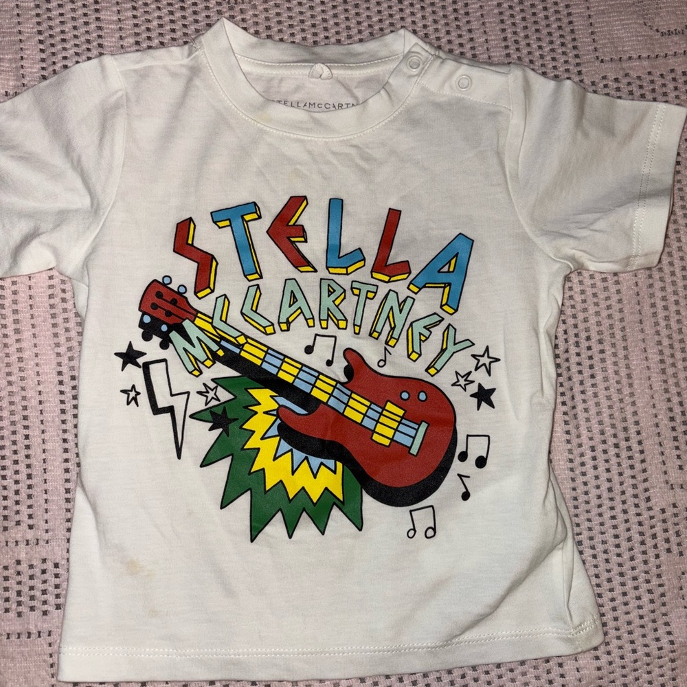 Stella McCartney Kids White Graphic T-Shirt